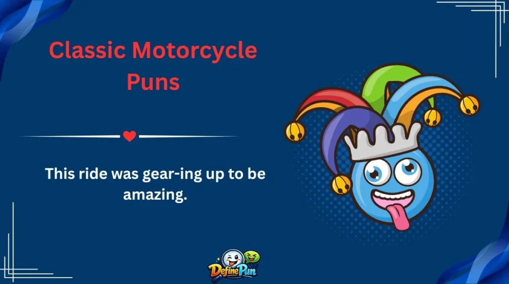 Classic Motorcycle Puns