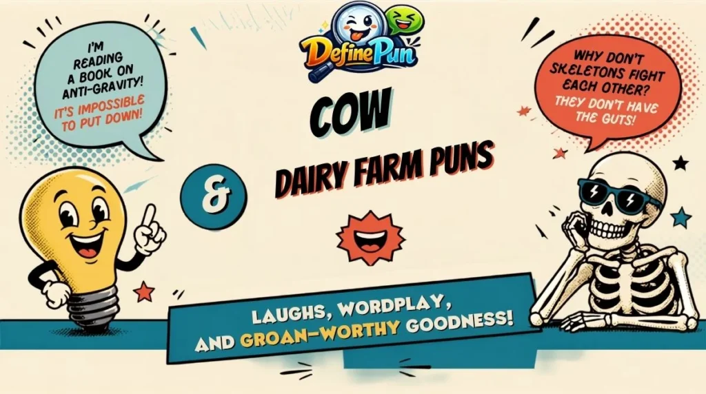 Cow & Dairy Farm Puns
